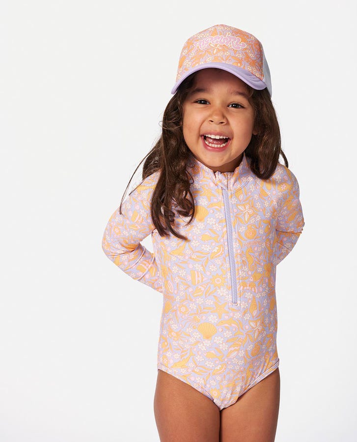 Rip Curl Rainbow Tide Girls Long Sleeve Surfsuit Multico