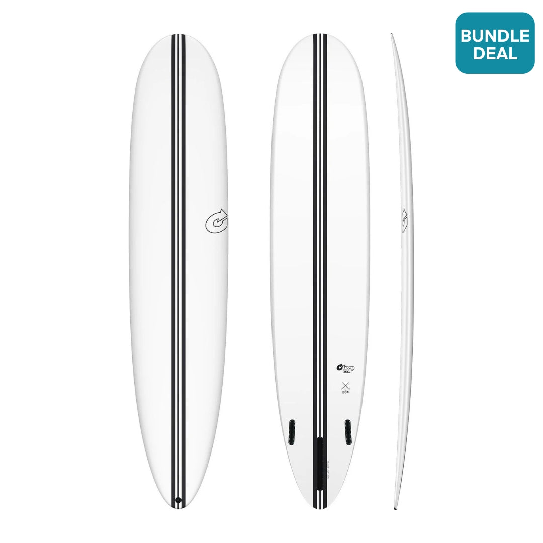 Torq TEC The Don Surfboard White