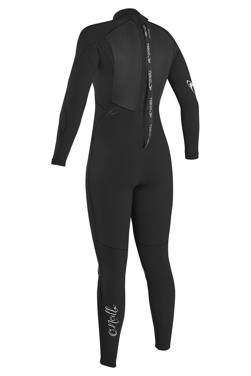 O'Neill Epic Women's Wetsuit 3/2 With Back Zip In Black