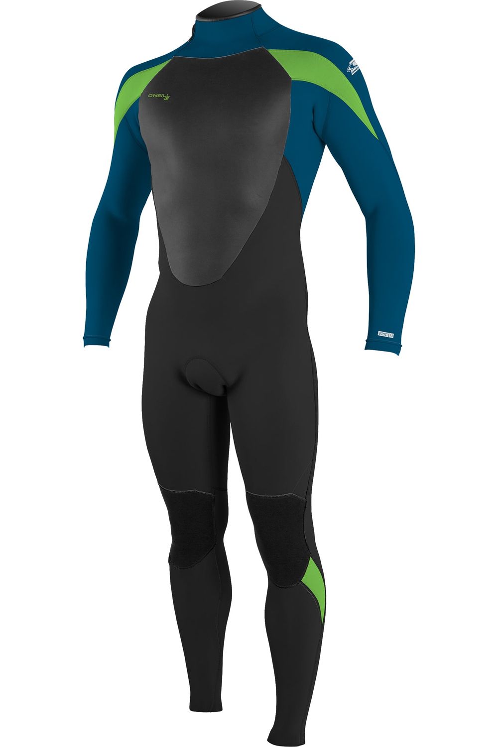 O'Neill Epic Youth 3/2 Wetsuit with Back Zip In Black & Blue