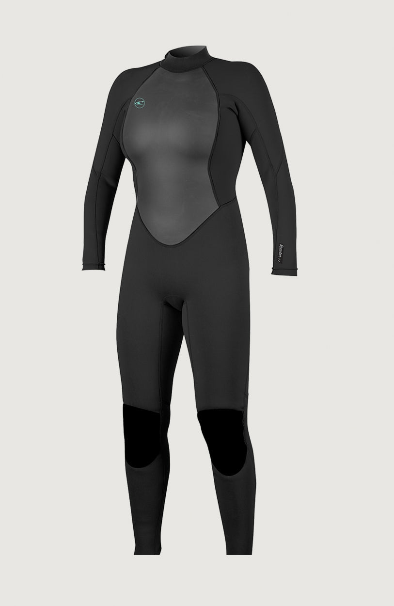O'Neill Womens Reactor 2 3/2 Back Zip Full Wetsuit Black