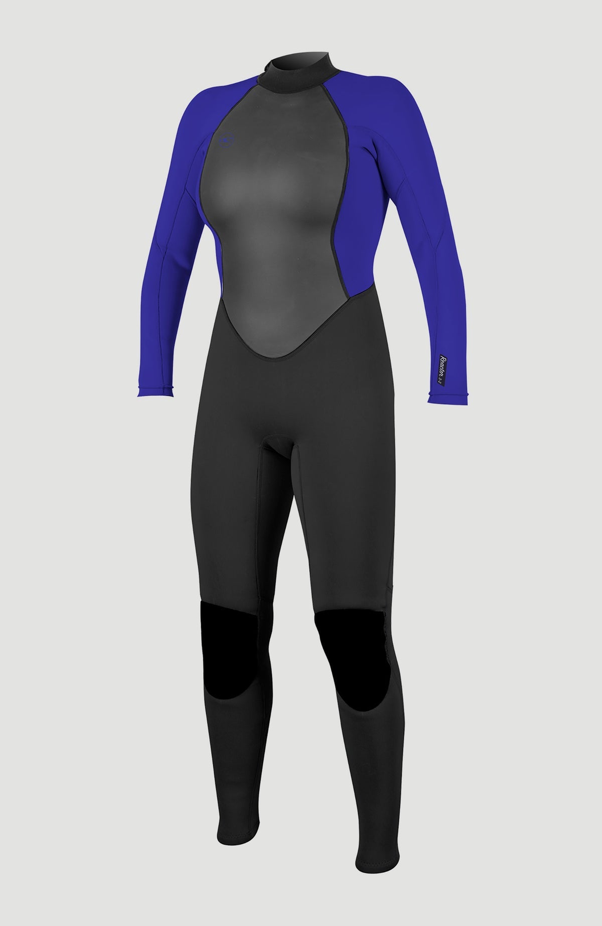 O'Neill Womens Reactor 2 3/2 Back Zip Full Wetsuit Black/Cobalt