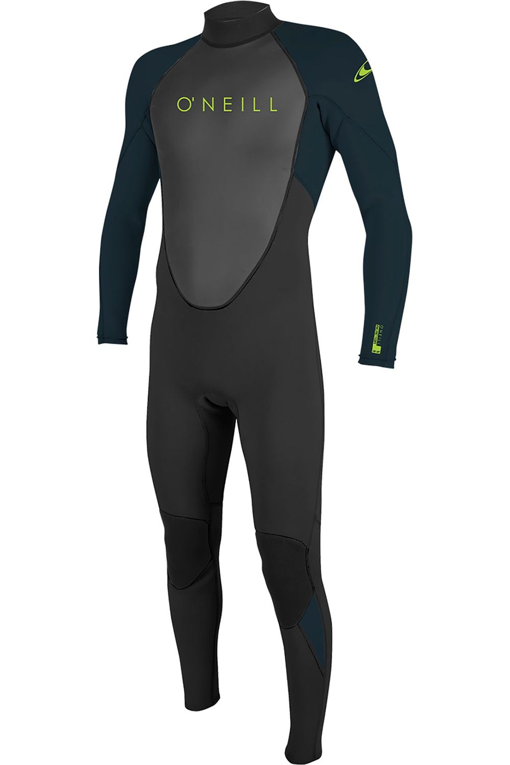 O'Neill Reactor 2 Youth 3/2 Wetsuit  Back Zip In Black & Slate