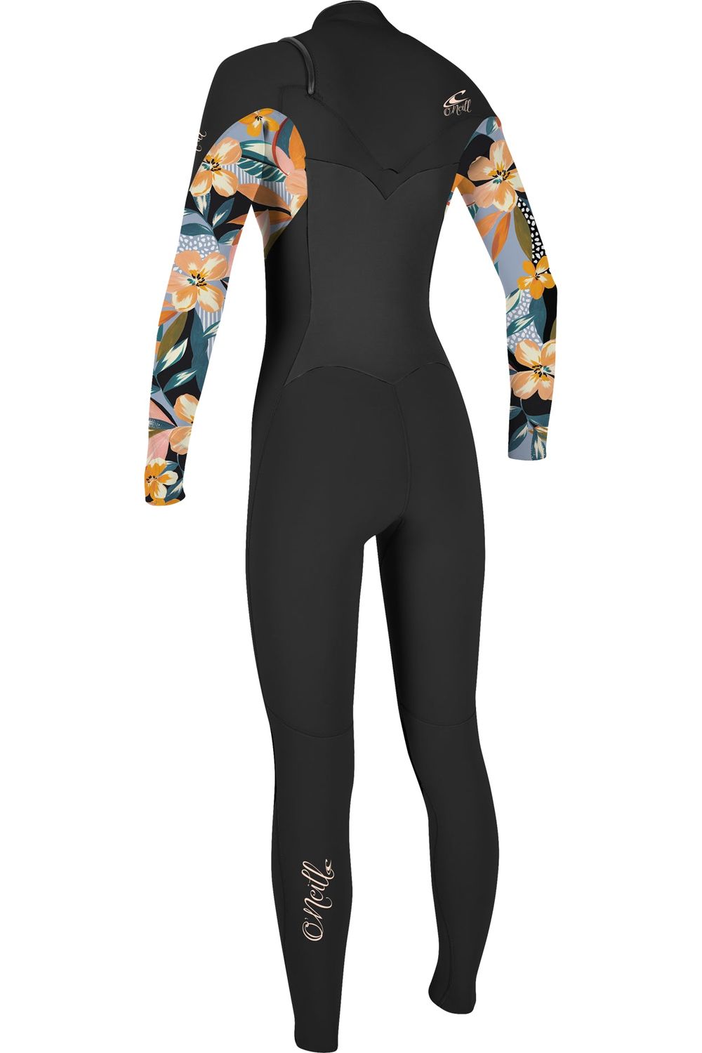 O'Neill Girls Epic Wetsuit 4/3 Chest Zip Full Black Demiflor