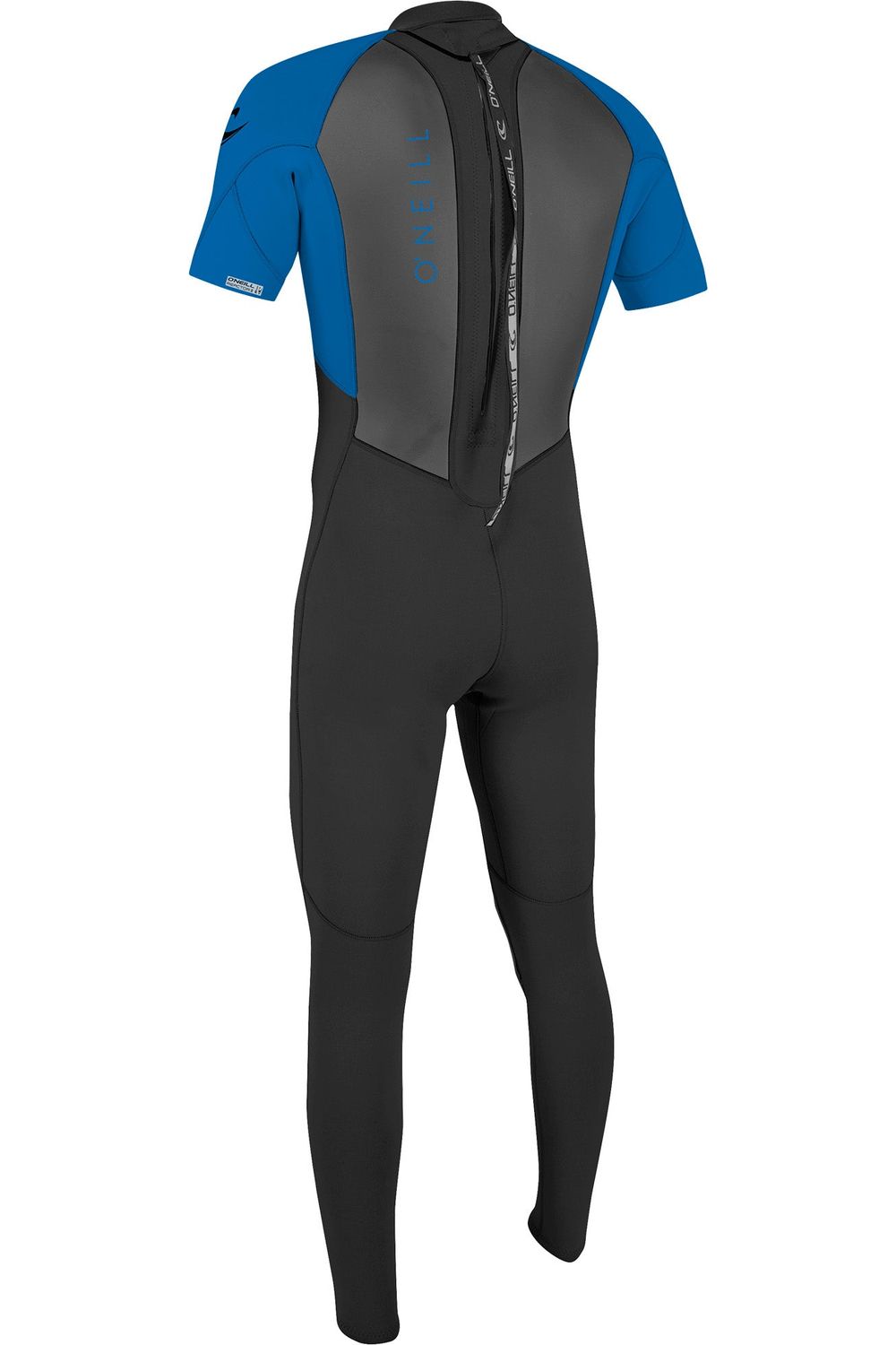 O'Neill Youth Reactor 2 Wetsuit 2mm Back Zip Short Sleeve Black Ocean