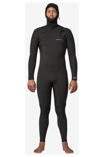 Patagonia Mens R4 Regulator FZ Hooded Wetsuit Black