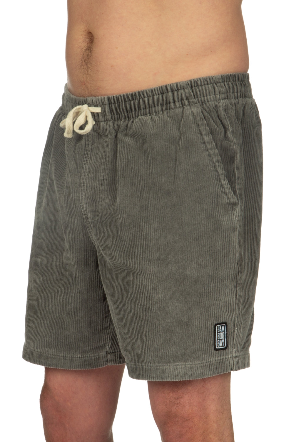 BamBooBay Chill Cord Shorts Grey