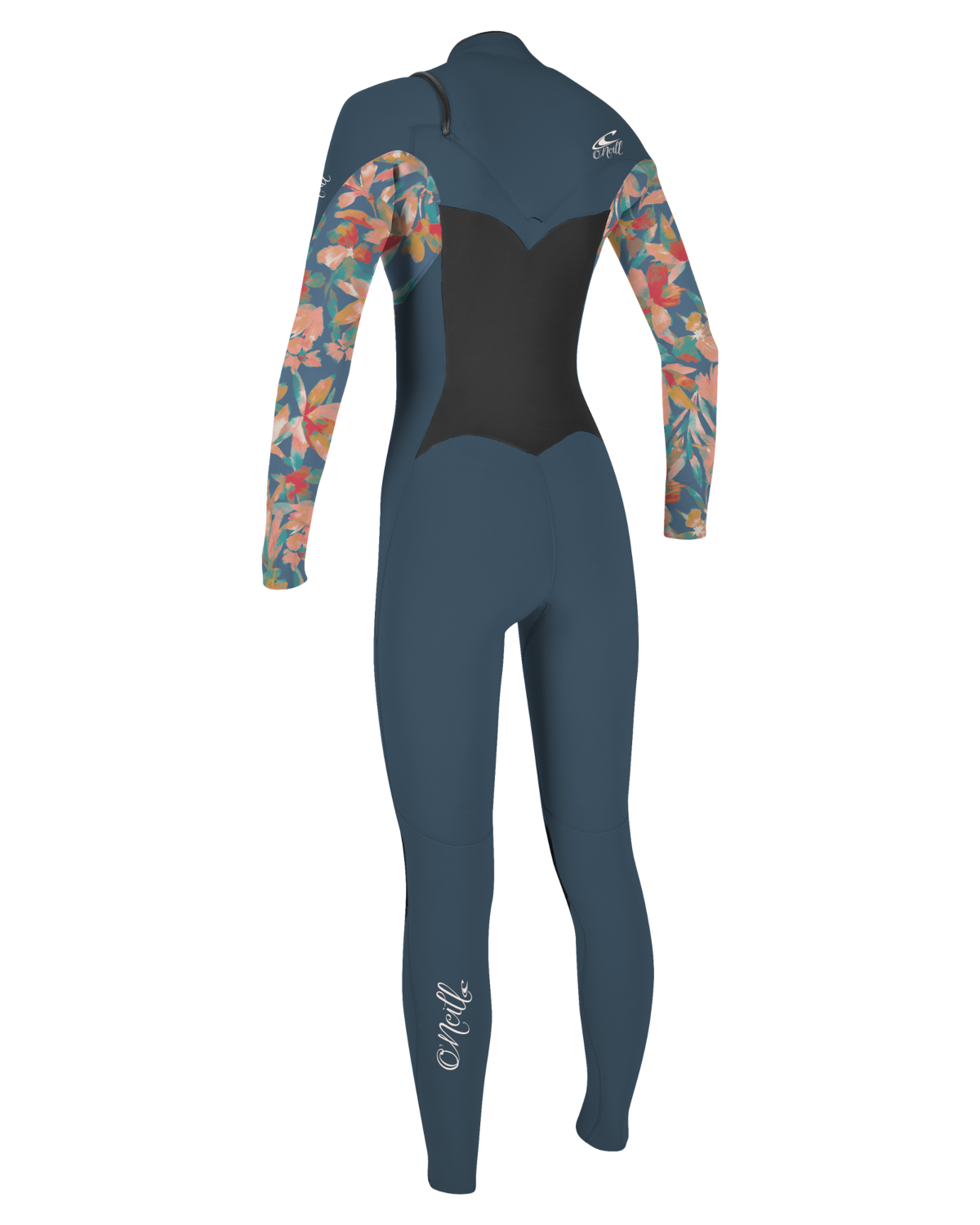 O'Neill Girls Epic 4/3 Chest Zip Full Copen Blue/Painted Tropics
